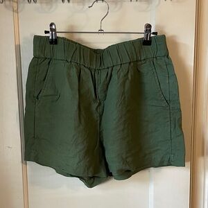 J. Crew Tropez Linen Shorts Small